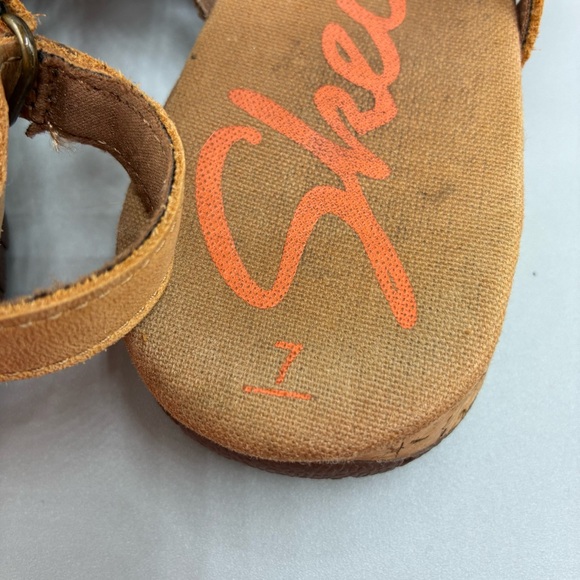 Skechers Reggae Strappy Sandals Women’s 7 Brown Braided Boho - Picture 8 of 10